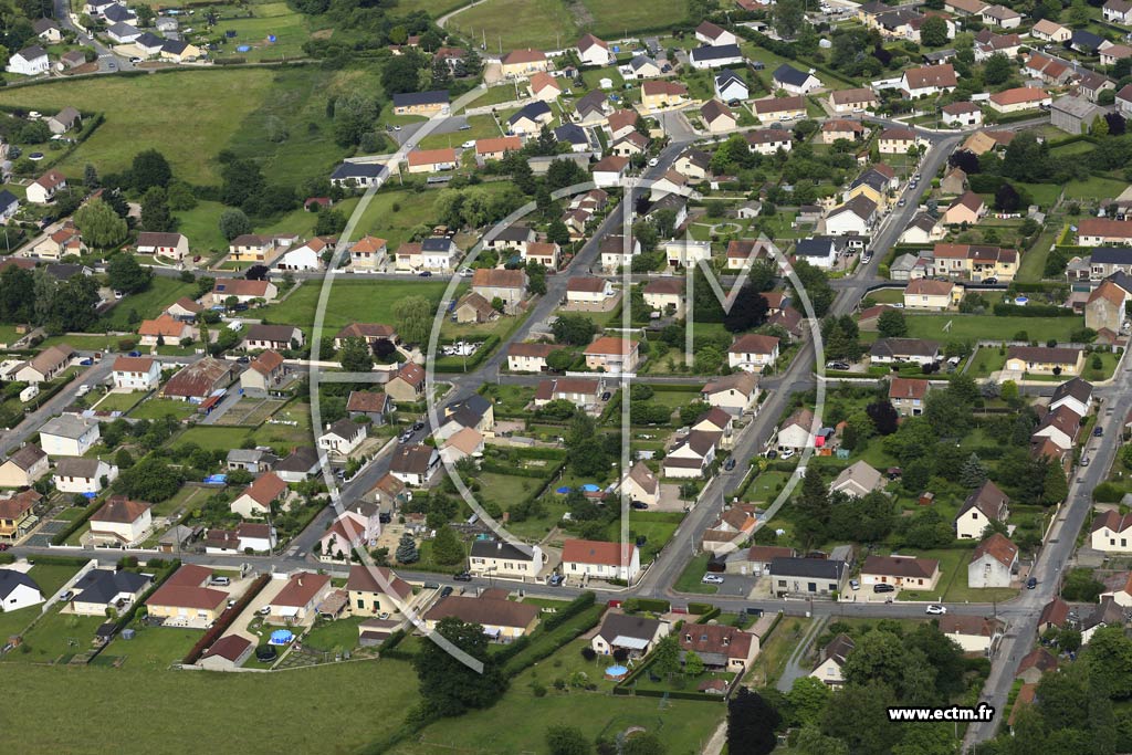 Photo arienne de Montceau-les-Mines (Le Bois du Verne)