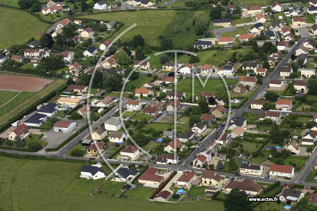 Photo arienne de Montceau-les-Mines (Le Bois du Verne)