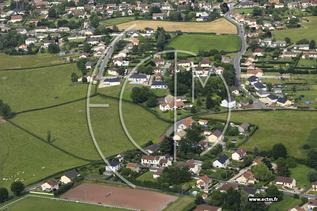 Photo arienne de Montceau-les-Mines (Le Bois du Verne)