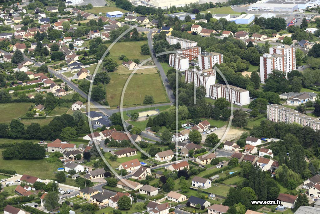 Photo arienne de Montceau-les-Mines (Le Bois du Verne)