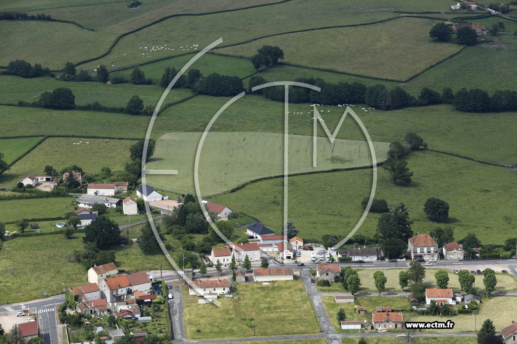 Photo arienne de Montceau-les-Mines (Le Magny)