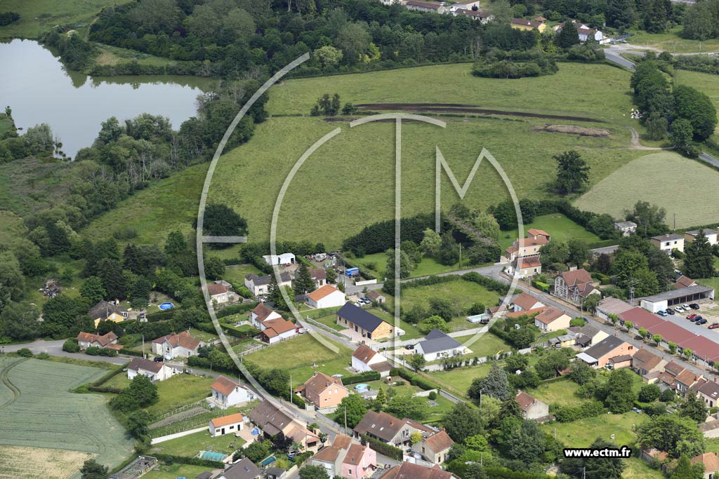 Photo arienne de Montceau-les-Mines (Le Magny)