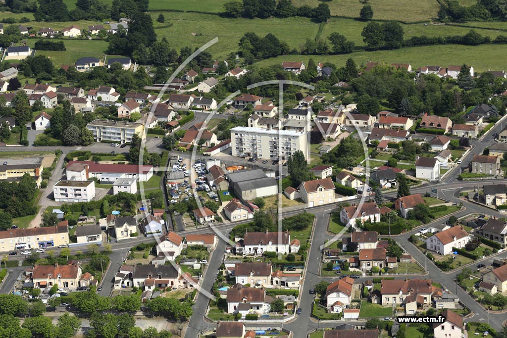 Photo arienne de Montceau-les-Mines (Lucy)