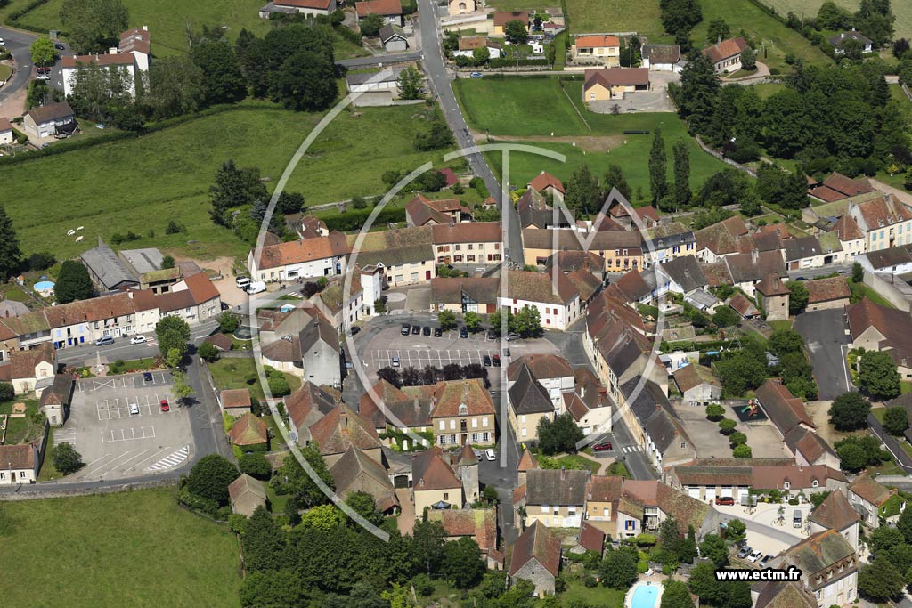 Photo arienne de Perrecy-les-Forges
