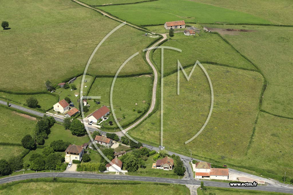 Photo arienne de Perrecy-les-Forges (Le Bas du Cri)