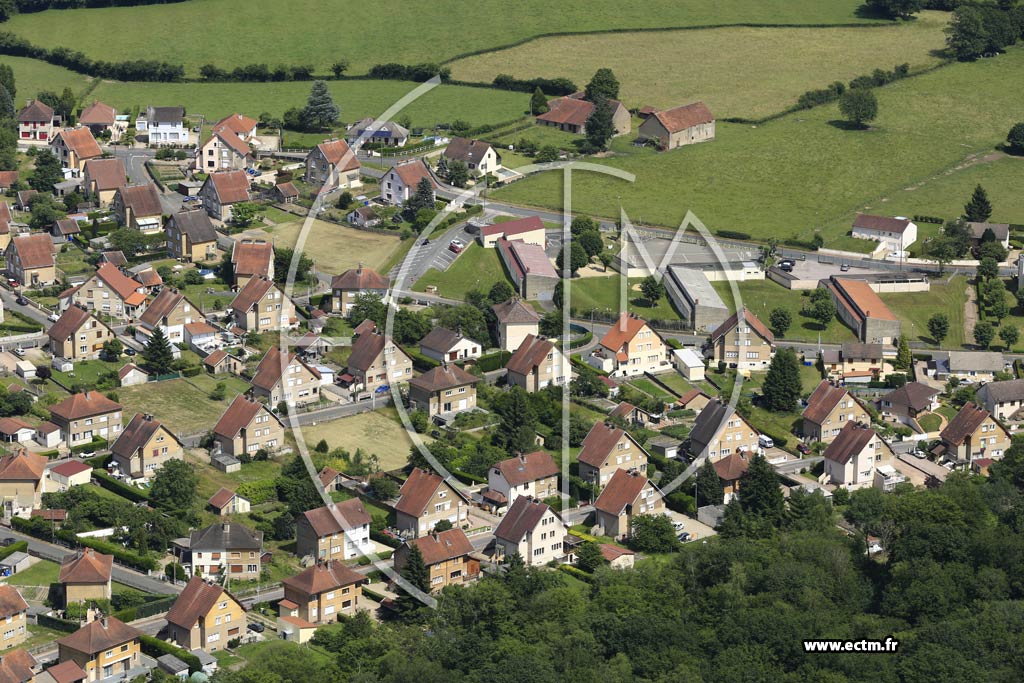 Photo arienne de Perrecy-les-Forges (Rozelay)