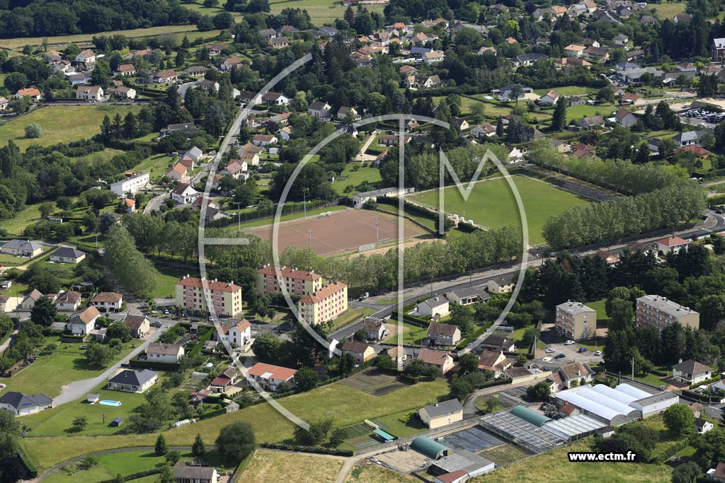 Photo arienne de Saint-Vallier