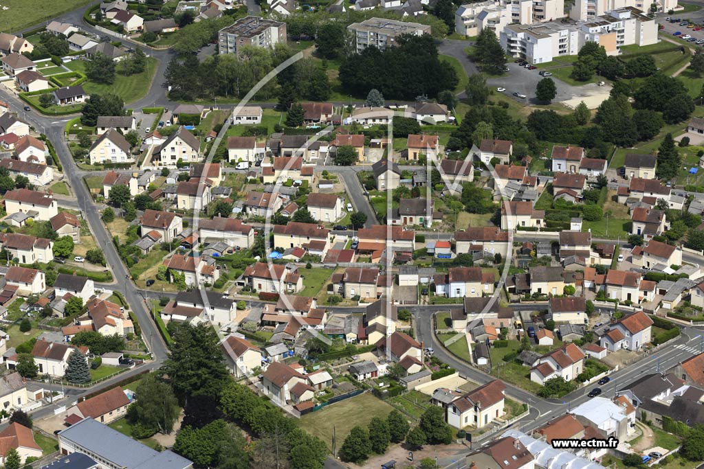 Photo arienne de Saint-Vallier (Cit des Gautherets)