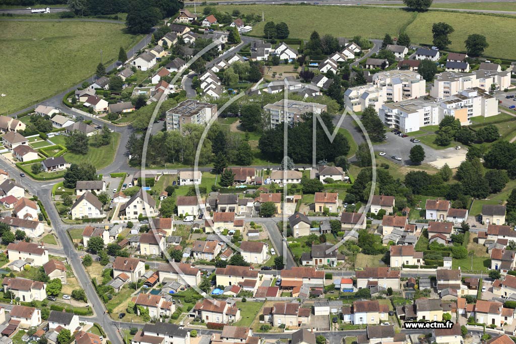 Photo arienne de Saint-Vallier (Cit des Gautherets)