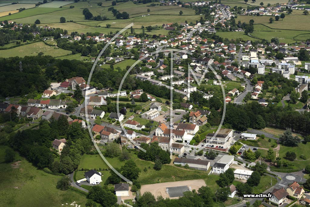 Photo arienne de Sanvignes-les-Mines