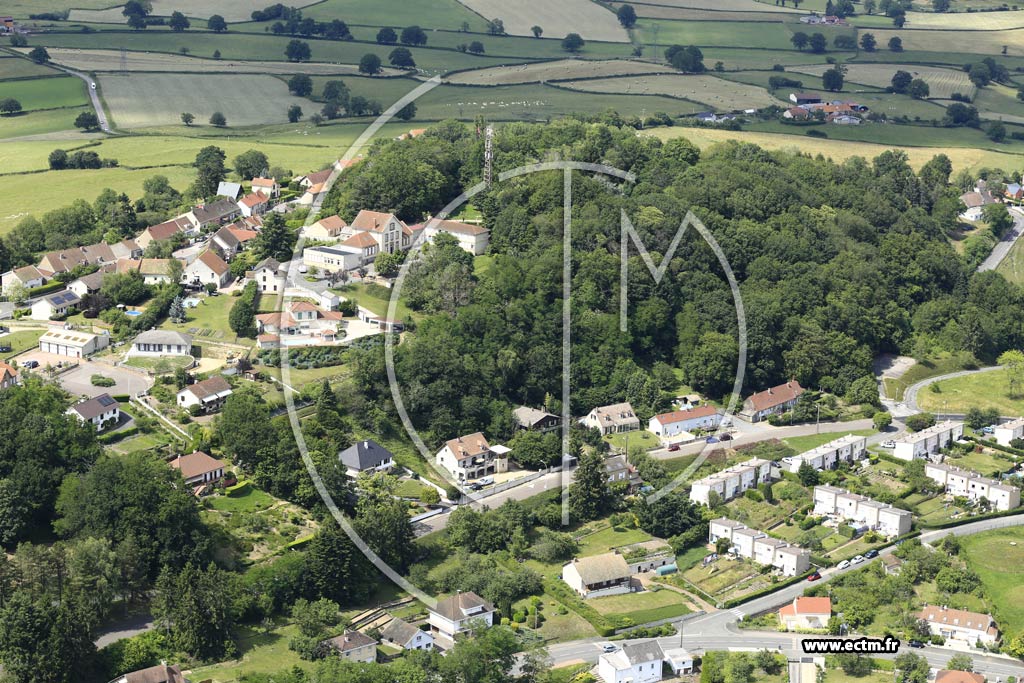 Photo arienne de Sanvignes-les-Mines