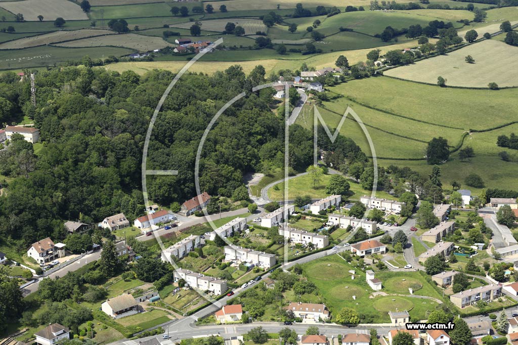 Photo arienne de Sanvignes-les-Mines