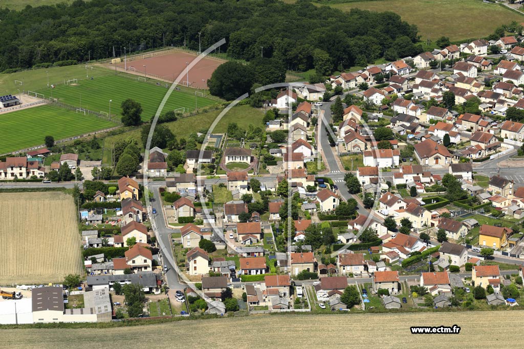 Photo arienne de Sanvignes-les-Mines (Cit des Gautherets)