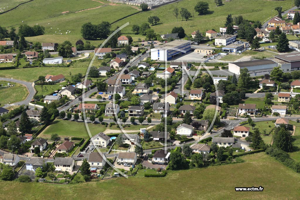 Photo arienne de Sanvignes-les-Mines (Le Tartre)