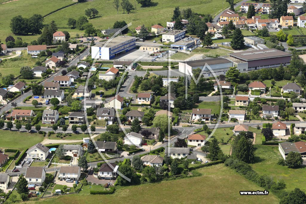 Photo arienne de Sanvignes-les-Mines (Le Tartre)