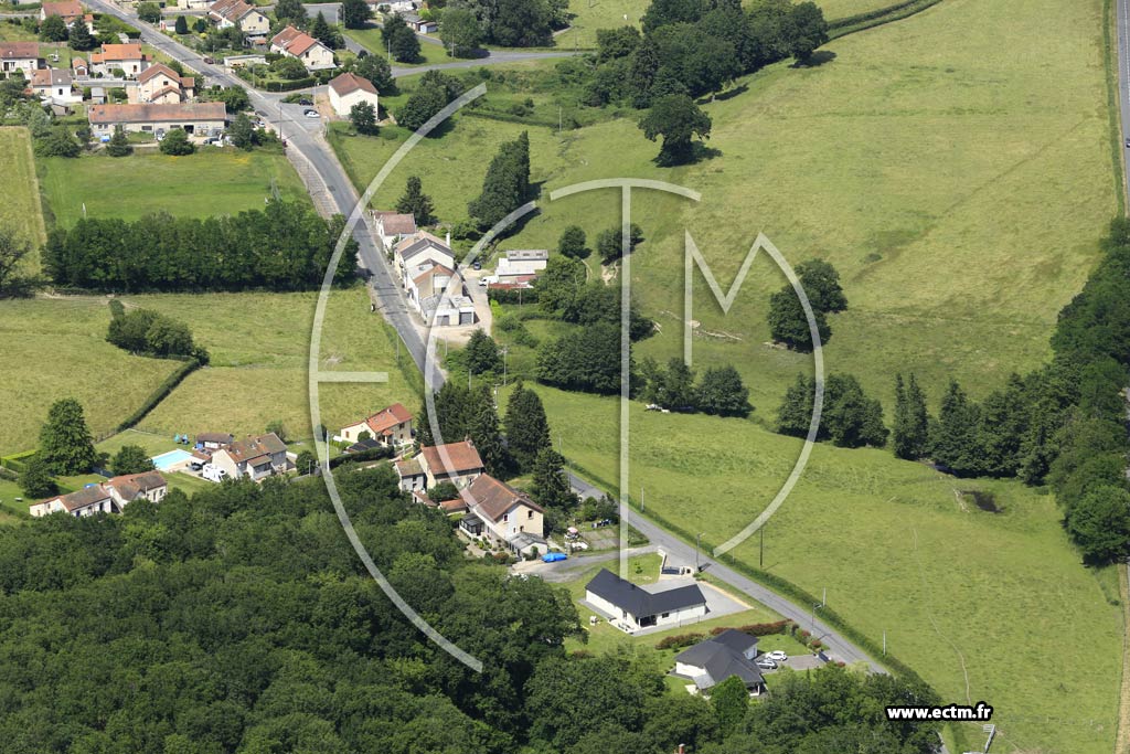 Photo arienne de Sanvignes-les-Mines (Les Bois)