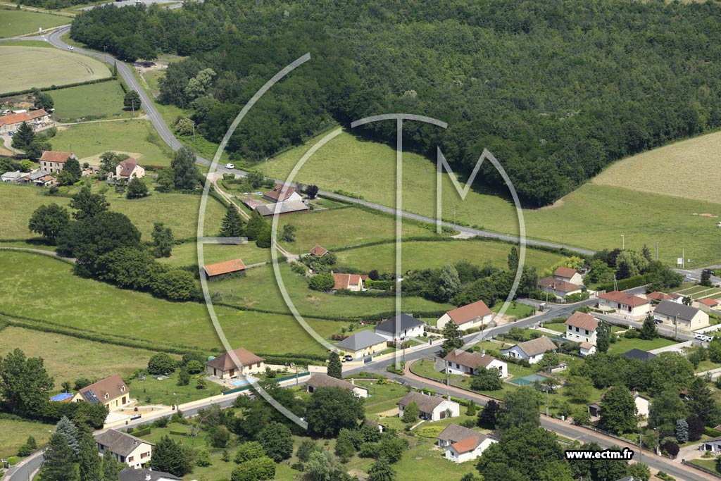 Photo arienne de Sanvignes-les-Mines (Les Jacquinots)