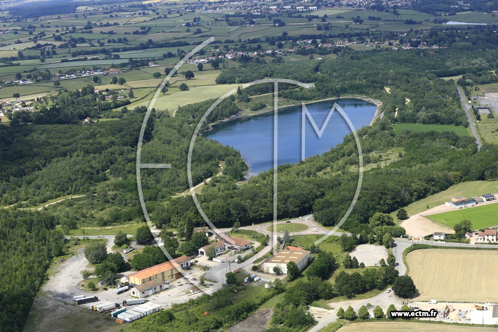 Photo arienne de Sanvignes-les-Mines (Saint-Amde)