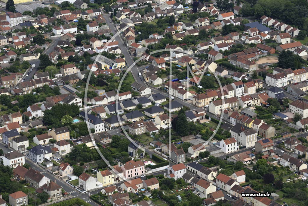 Photo arienne de Le Creusot (Chanliau)