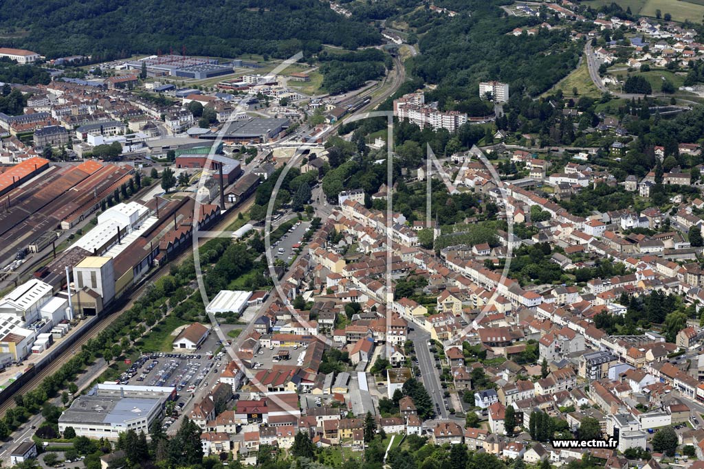 Photo arienne de Le Creusot (Saint-Charles)