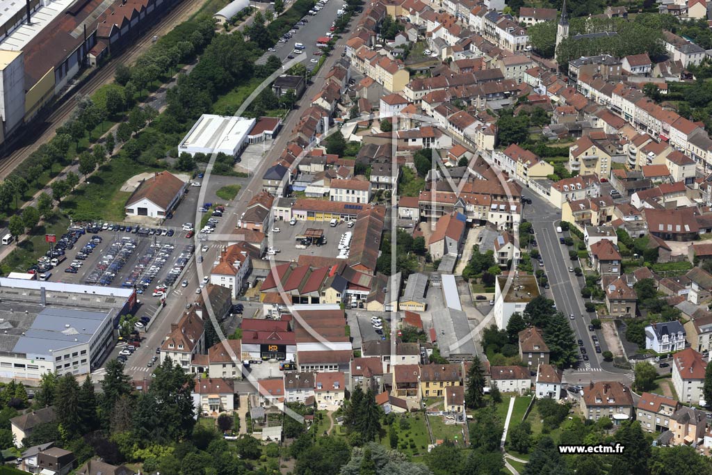 Photo arienne de Le Creusot (Saint-Charles)