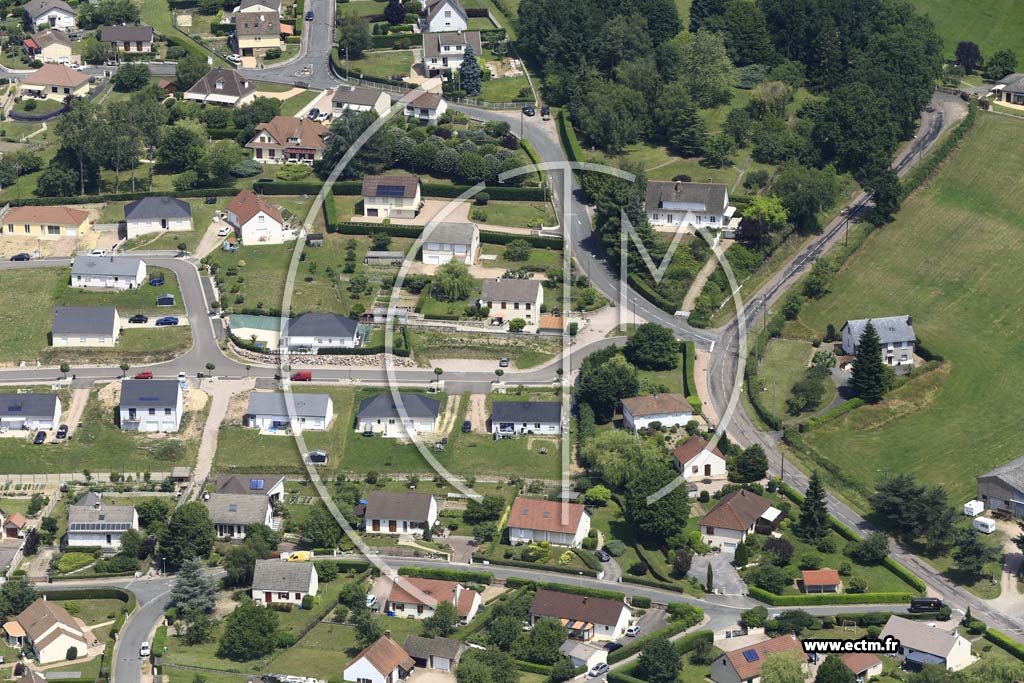 Photo arienne de Marmagne (Les Champs de la Croix)