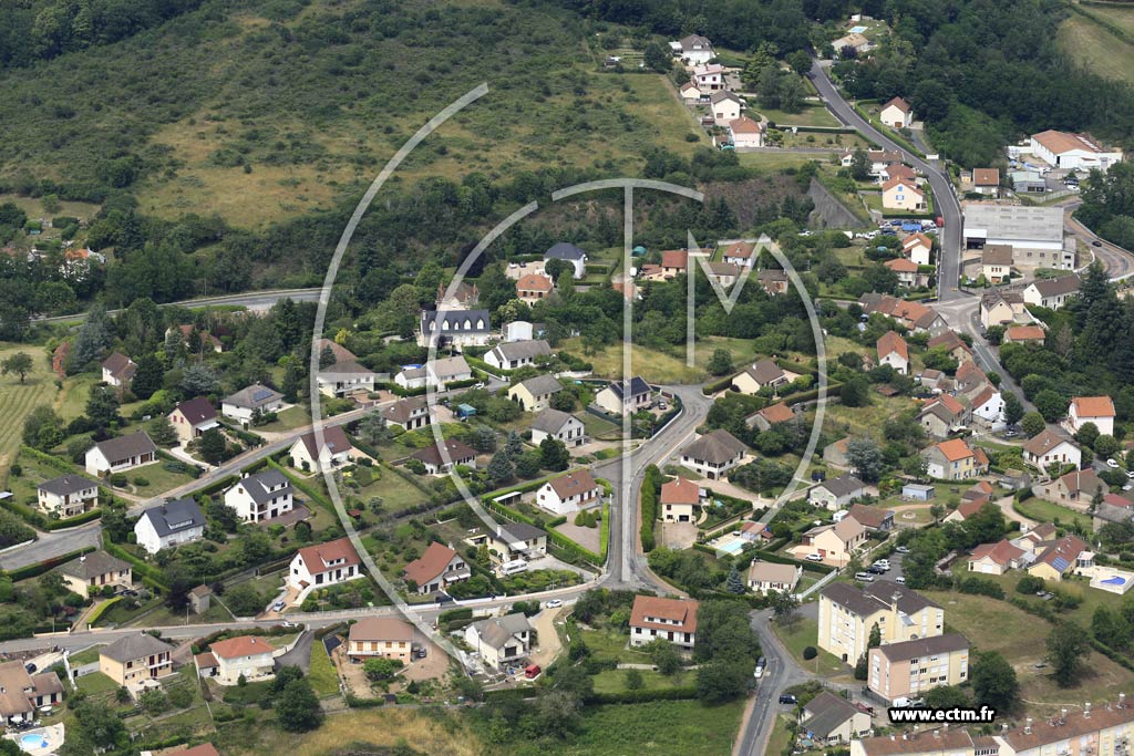 Photo arienne de Montcenis (Mont Vaux)