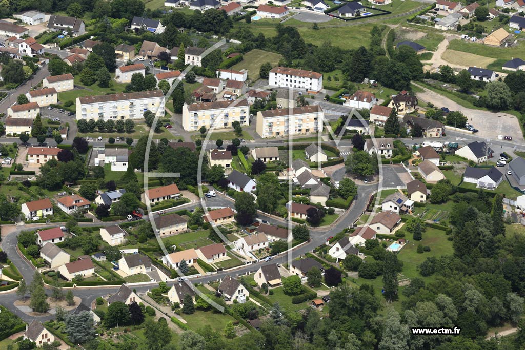 Photo arienne de Montchanin (Le Vieux Port)