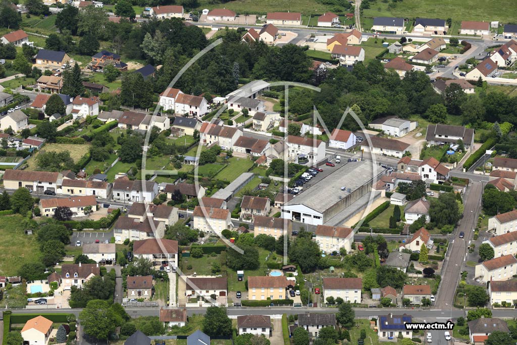 Photo arienne de Montchanin (Le Vieux Port)