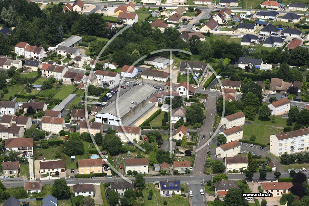 Photo arienne de Montchanin (Le Vieux Port)