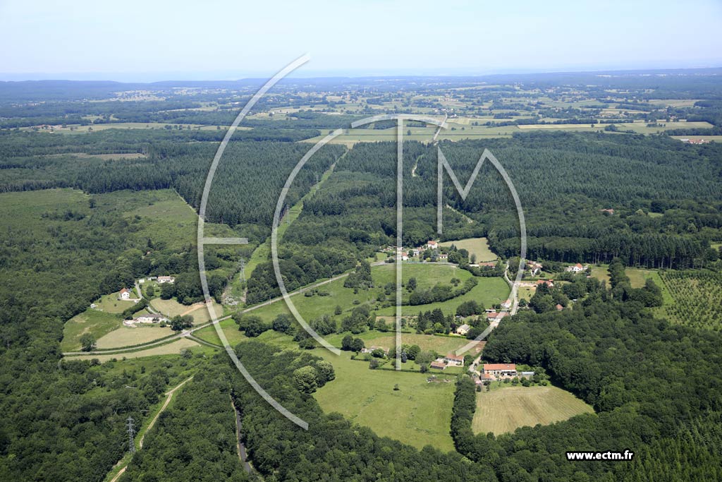 Photo arienne de Saint-Sernin-du-Bois (Le Rompey)